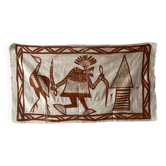 Large vintage tapestry hanging from Korhogo—Sénoufo, Ivory Coast