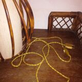 Lamp to be placed in rattan