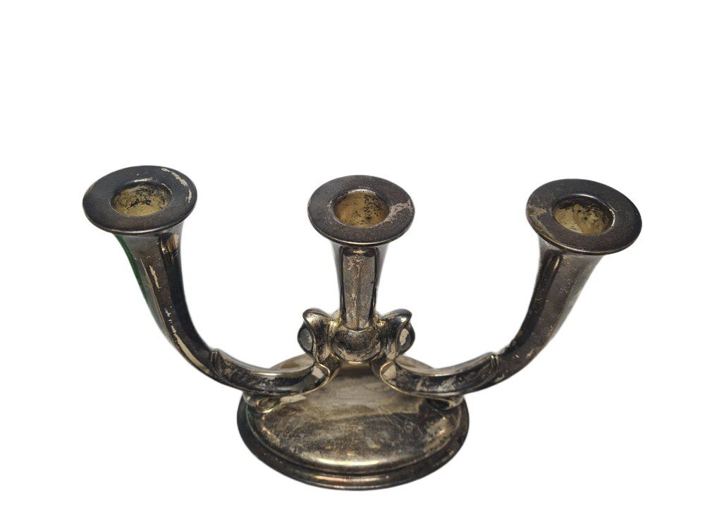 Art Deco three-armed candleholder, Germany, 1950s
