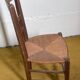Chaise paillée campagne