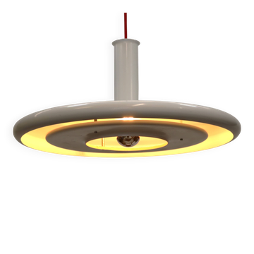 White XL Fog & Morup Optima Pendant Lamp: Hans Due Design, Denmark 1970s