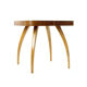 Table basse araignée par Jindrich Halabala en chêne et noyer, Tchécoslovaquie, 1930