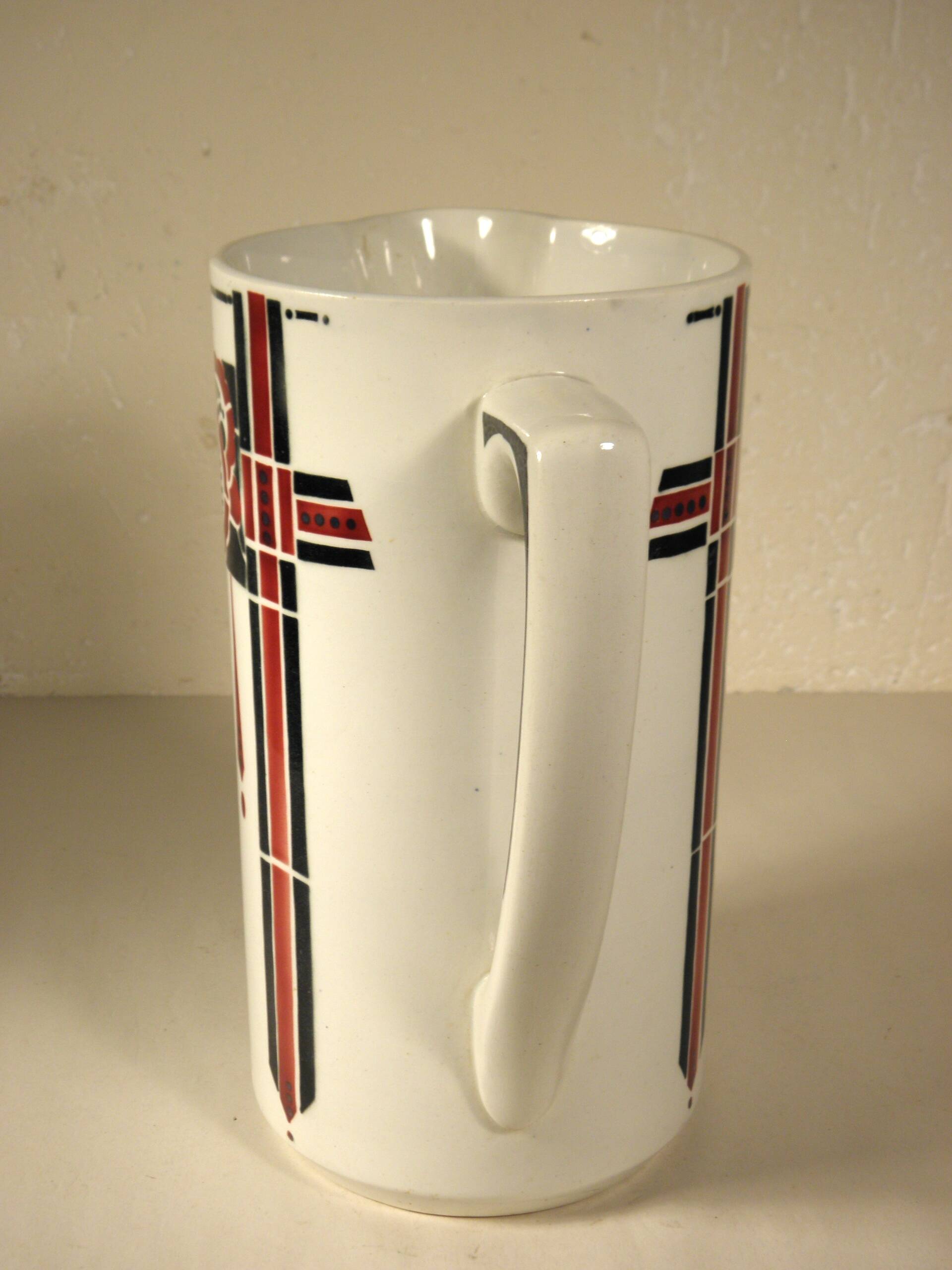 Saint amand art deco pitcher