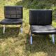 2 Lounge armchairs, Girsberger leather and chrome, 1968