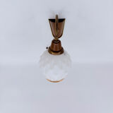 Vintage teak wall lamp