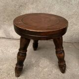 Antique tripod milking stool