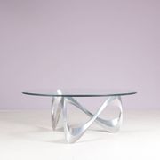 1970s Snake coffee table by Ronald Schmitt Germany