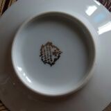 Service café fabrique royale de Limoges x6 (plates and cups) for Lansel