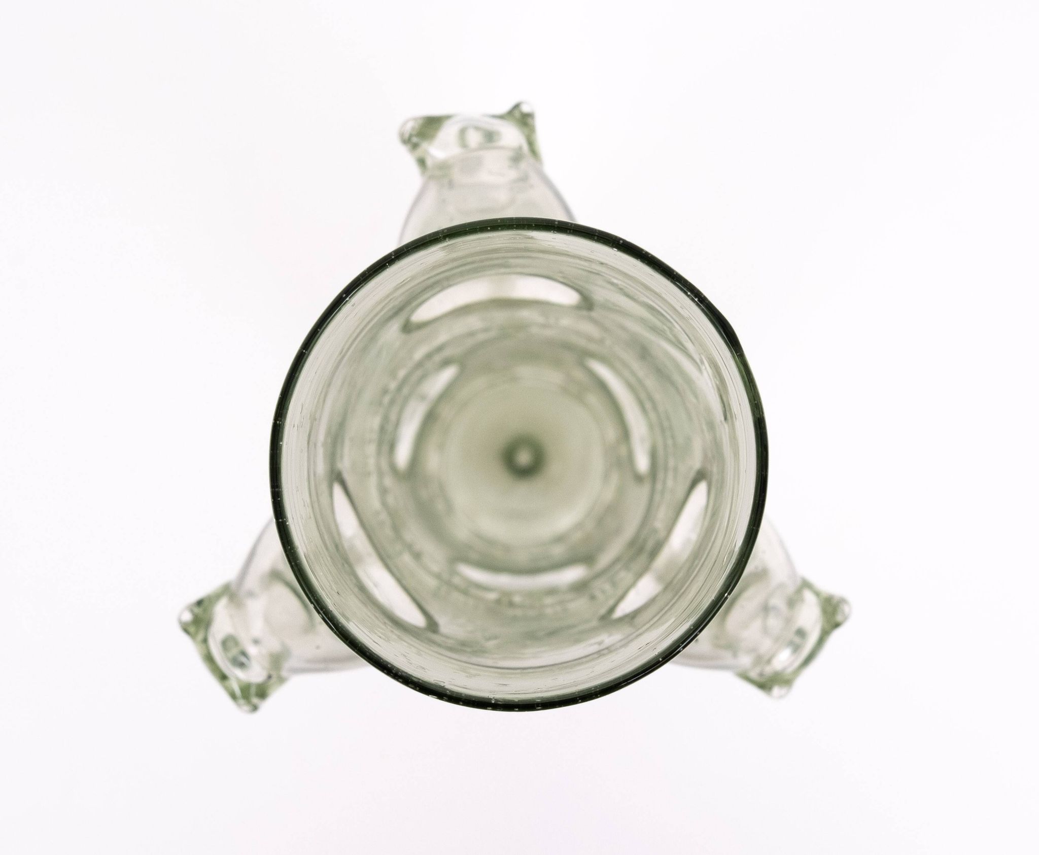 Vase en verre d'art vénitien du début du XXe siècle