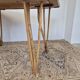 Rattan compass leg dining table, 1950s