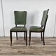 Set of 8 Art Decò oak dining chairs, 1950