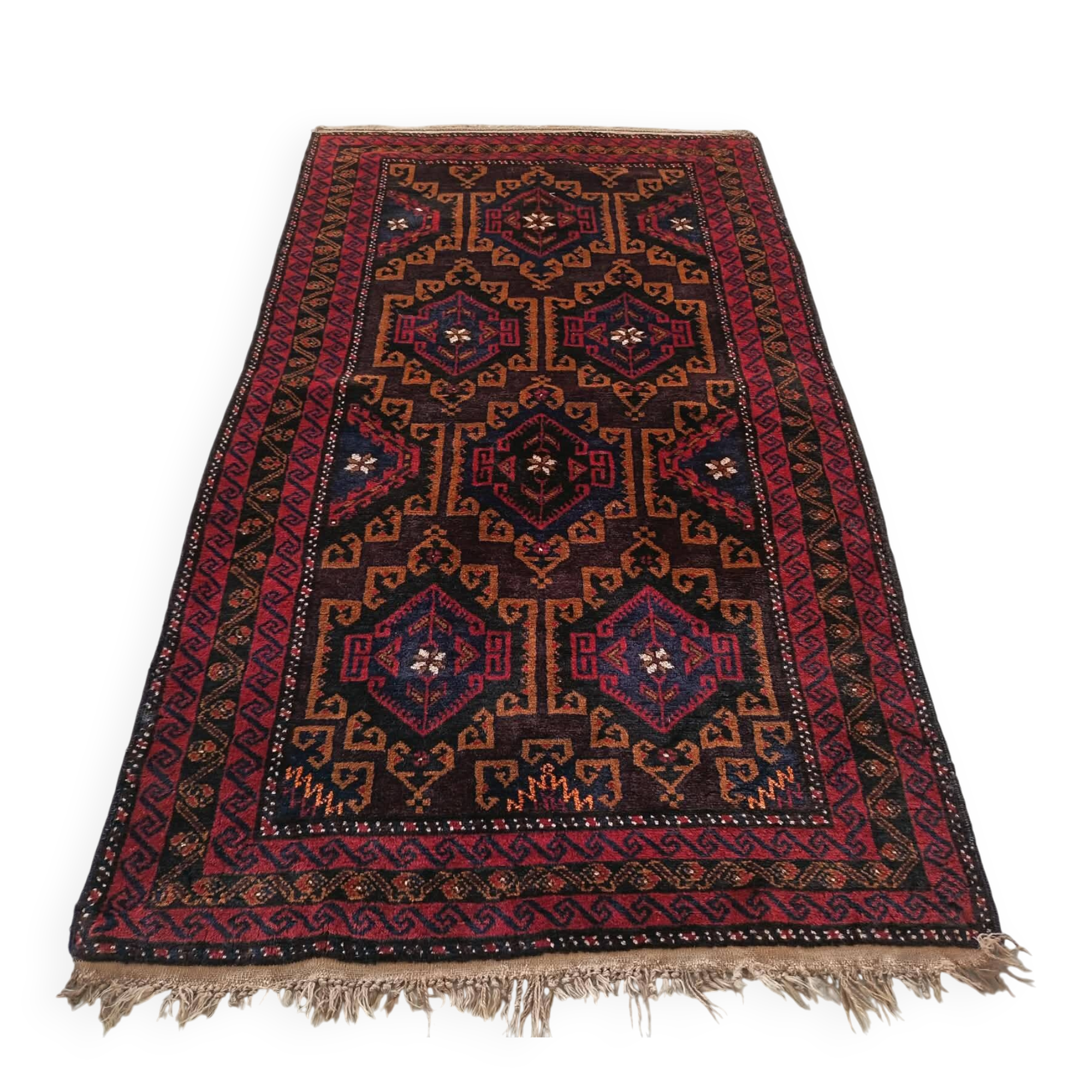 Handmade Afghan Belouch carpet