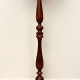 Wood-style floor lamppost