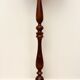 Wood-style floor lamppost