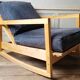 Nike Karlson & Jon Eliason pour Ikea, 2007. Fauteuil à bascule "Lillberg"