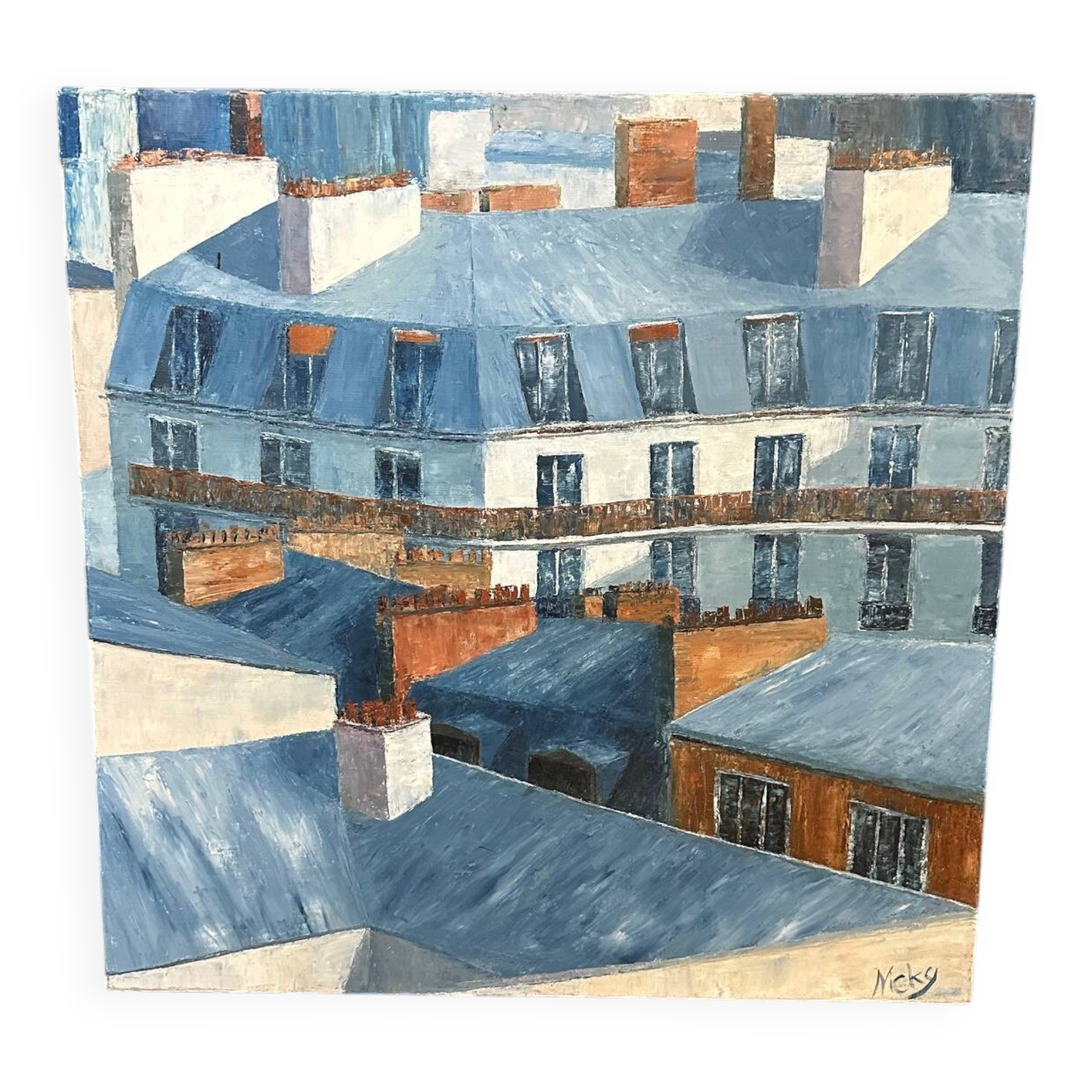 The rooftops of Paris