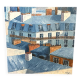 The rooftops of Paris