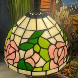 Lamp inspired by vintage Tiffany style Art Nouveau.