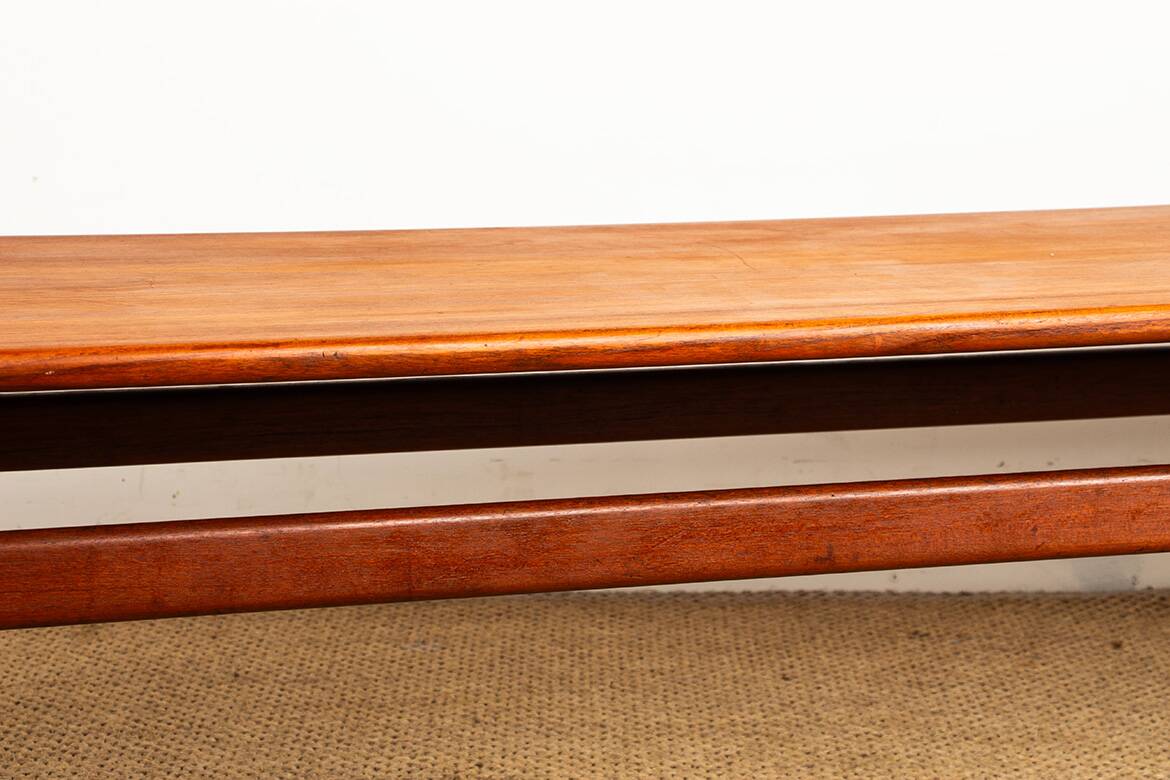 Very Large Danish Teak Coffee Table or Hall Bench by Borge Mogensen.