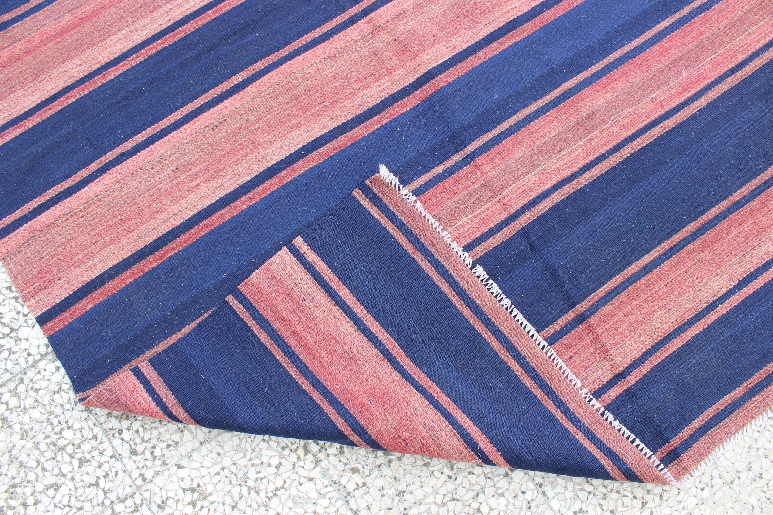 Turkish kilim rug,264x143 cm,n-247.