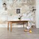 Vintage farmhouse table in solid oak.