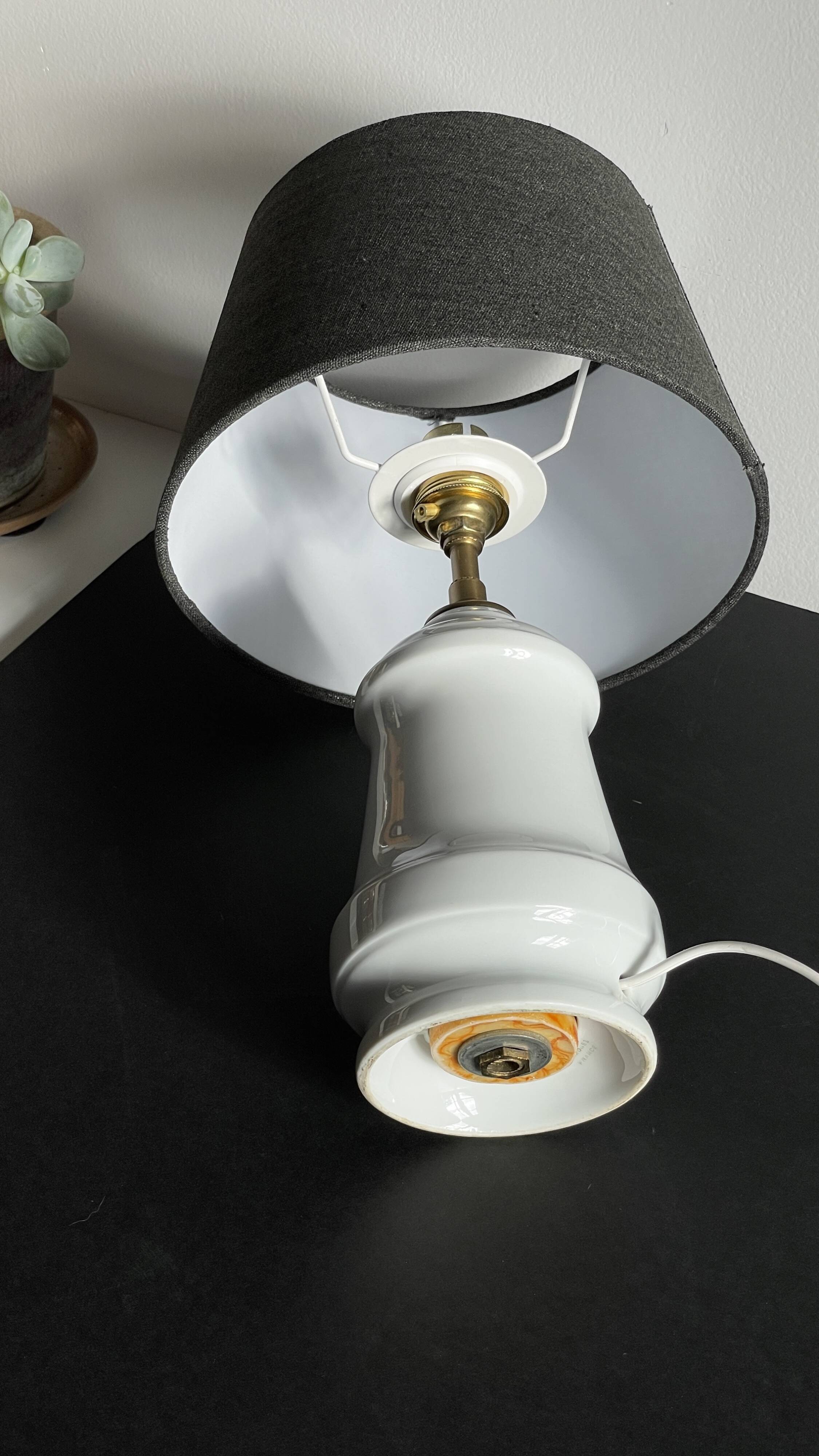 Vintage Limoges Porcelain Lamp
