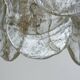Vintage Murano glass chandelier by Mazzega, Italy 1970s