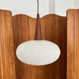 Opaline pendant light Louis Kalff