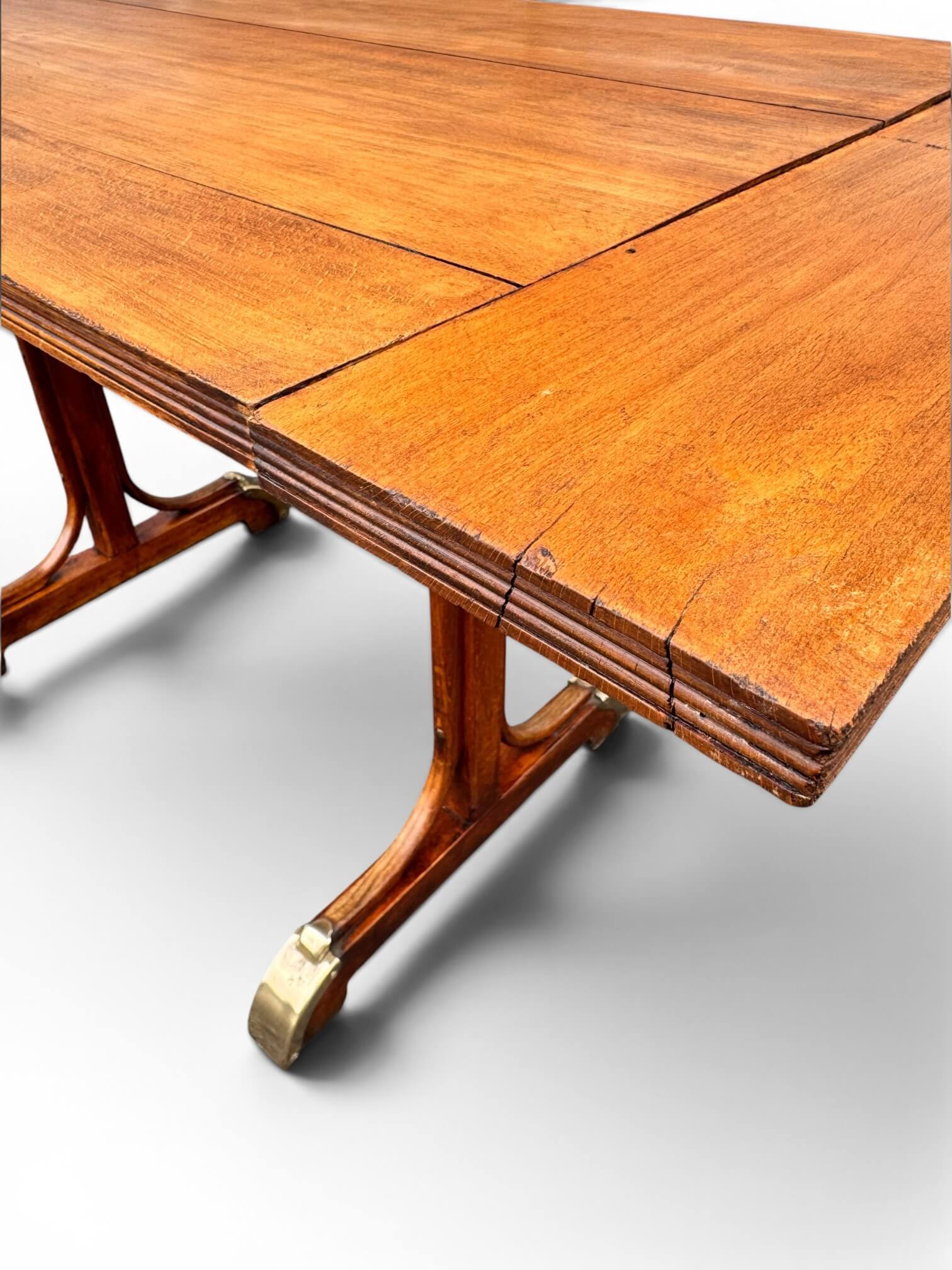 Old Thonet bistro table with drop-leaves.