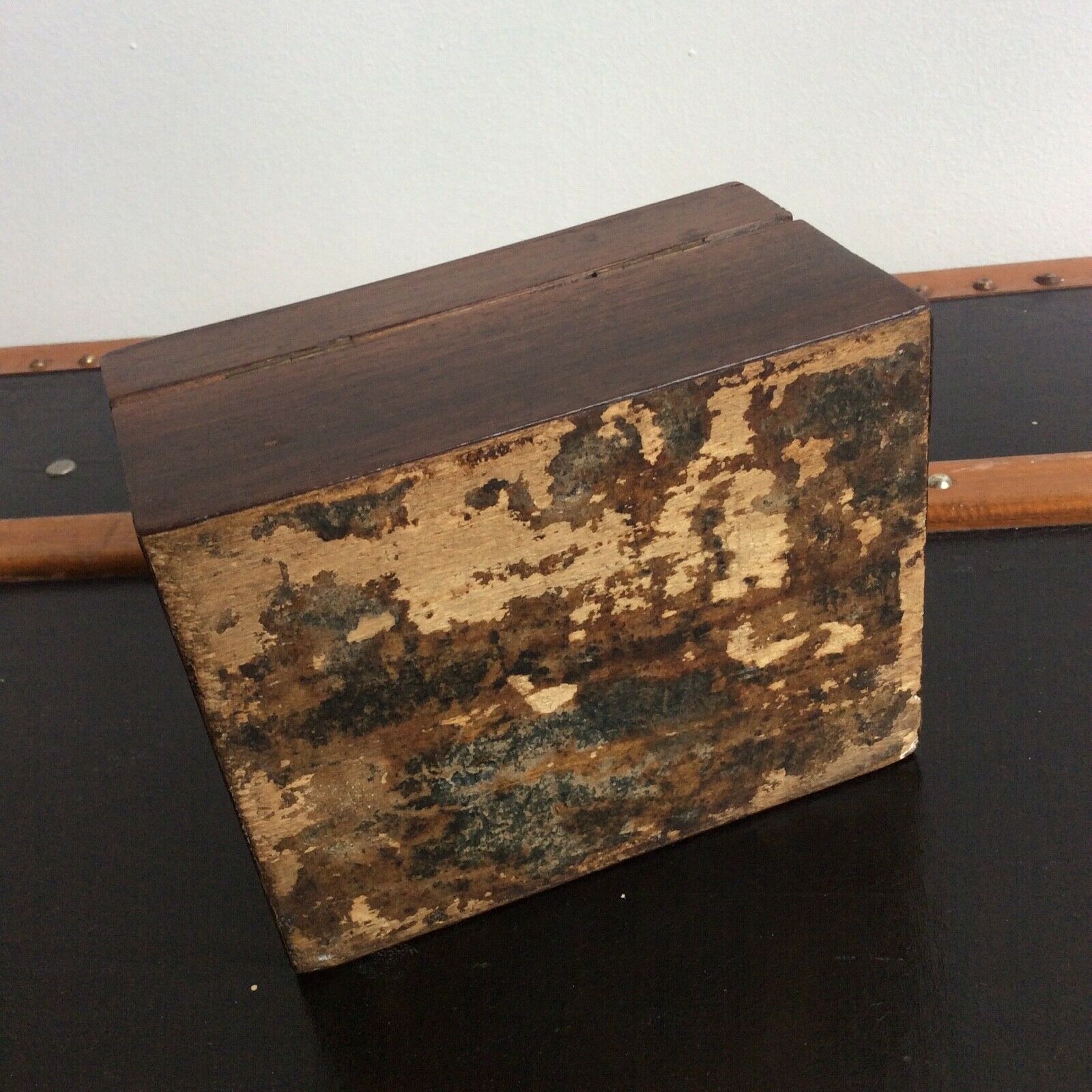 Former box box wood marquetry 19th