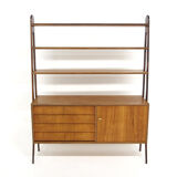 Scandinavian teak bookcase, Sweden, 1960