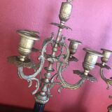Pair of old candlesticks
