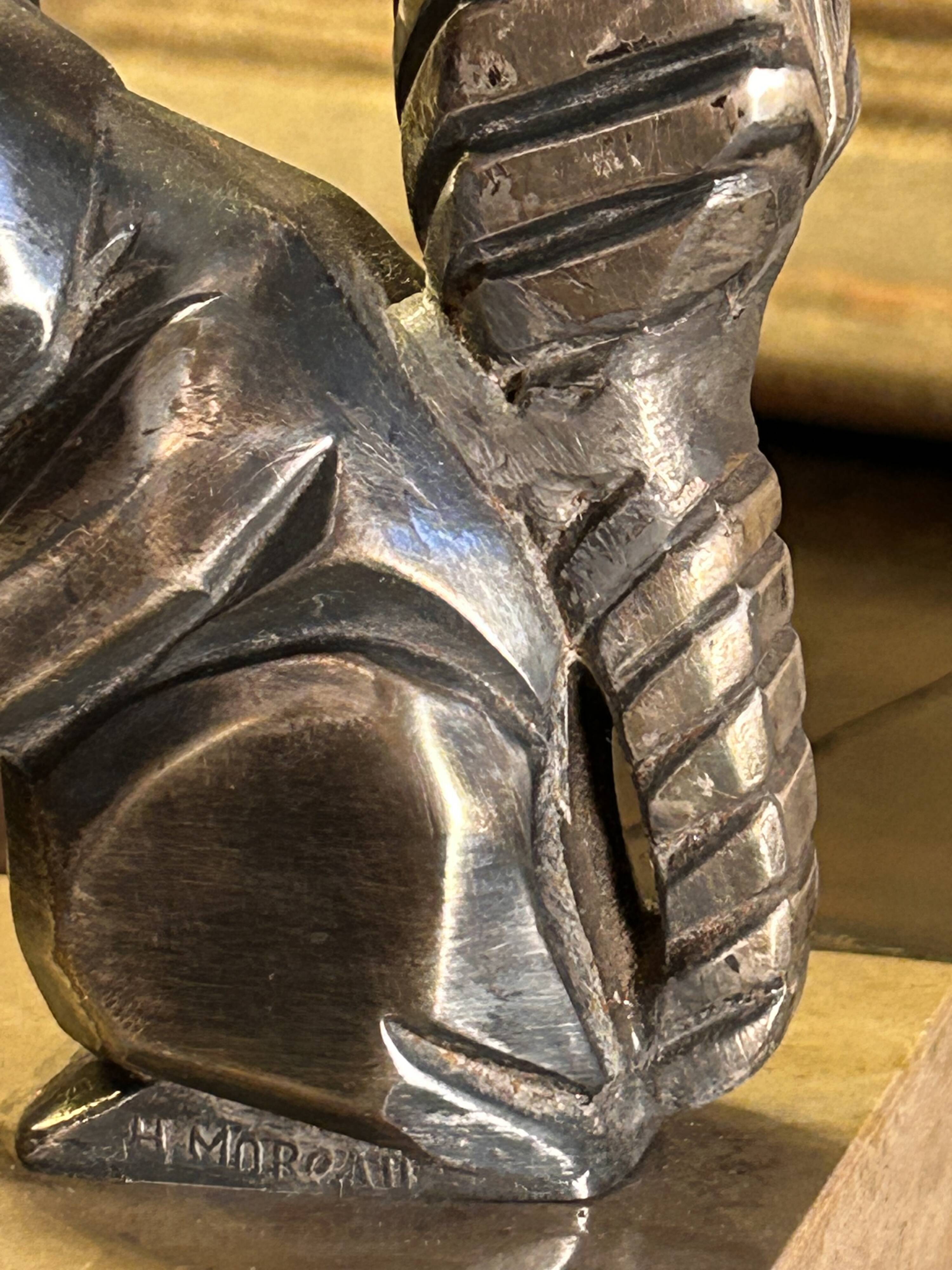 Art Deco bookends H. Moreau 1930