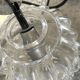 German 1960s cascading pendant by Hustadt Leuchten
