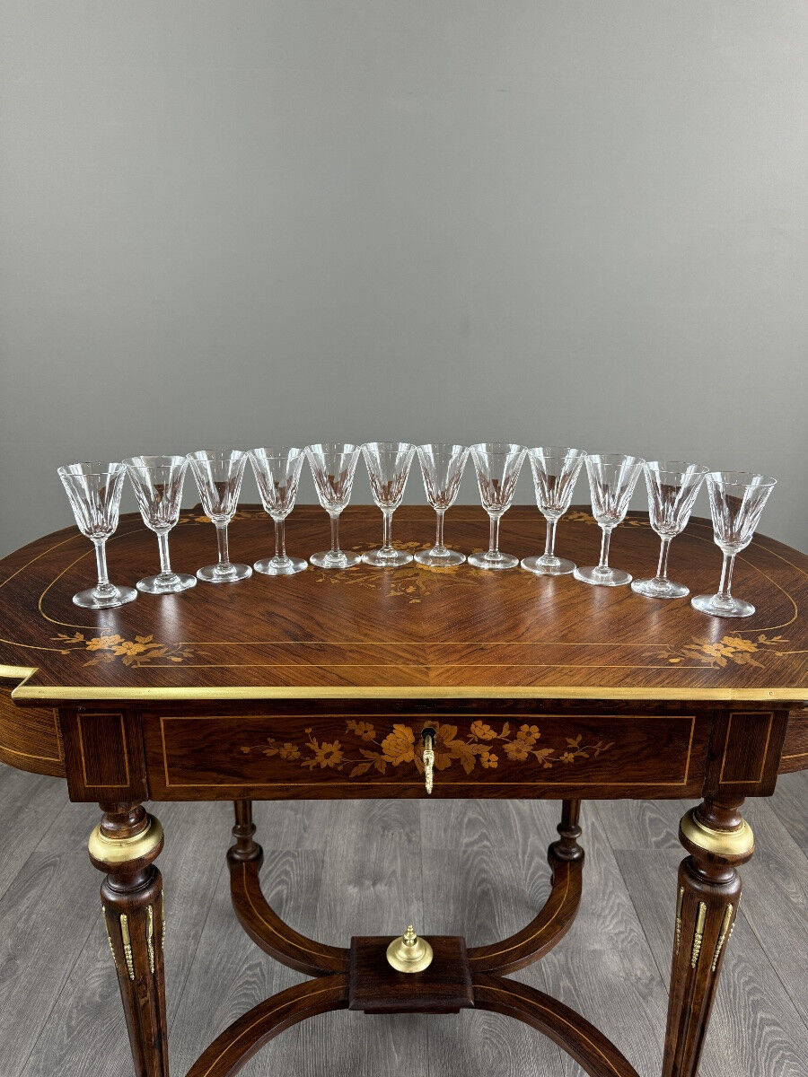 Service of 54 crystal glasses from Saint Louis, Cerdagne model, 20th century.