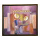 Humberto Tezcucano (Mexico 20th century), Oil on panel, abstract composition
