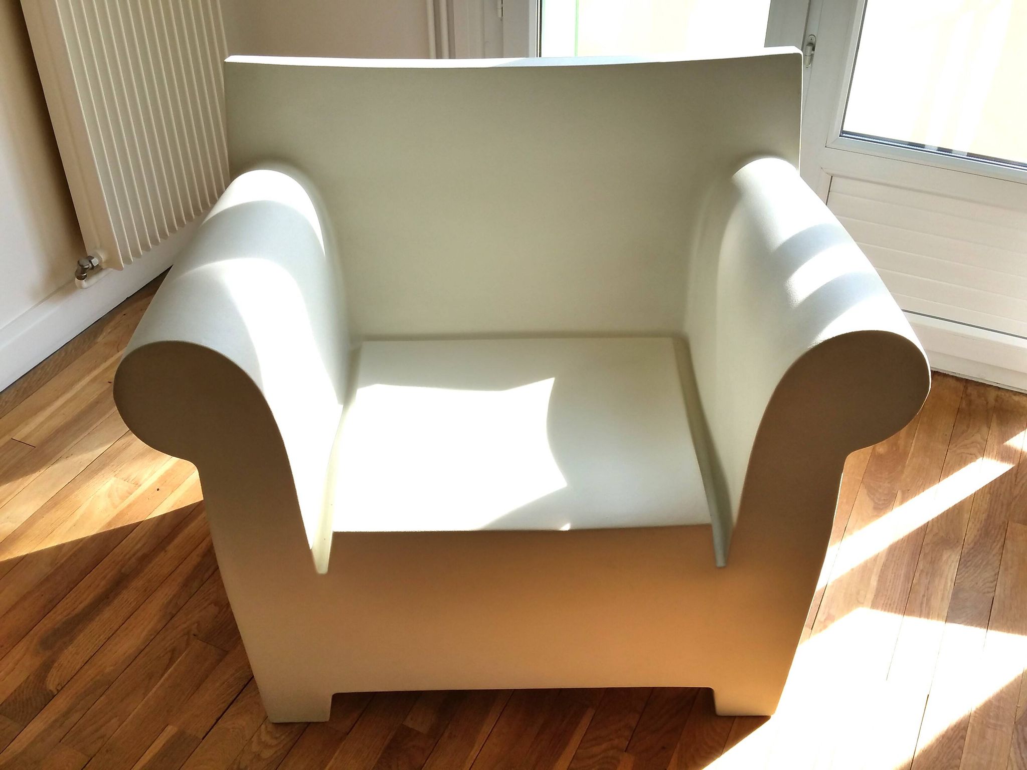 Fauteuil STARCK Bubble "blanc zinc"