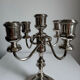 Vintage English 5 Armed Silver Plated Candelabra
