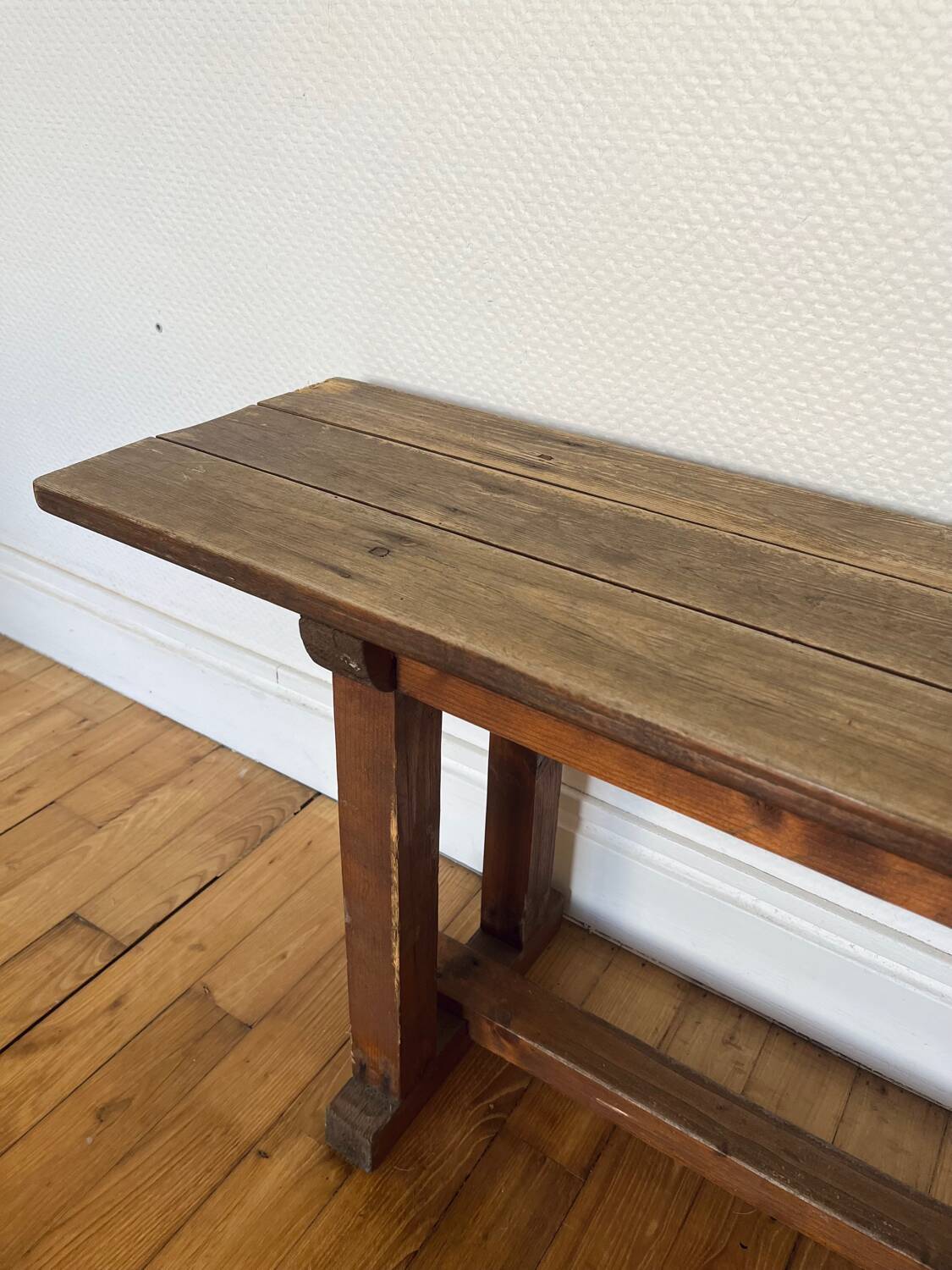 Vintage wooden bench