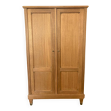 Parisian wardrobe in raw wood
