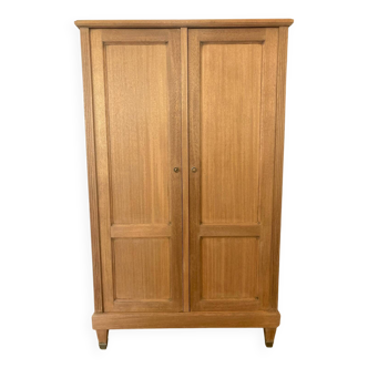 Parisian wardrobe in raw wood