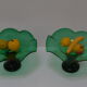 Pair of Art Glass Bowls,by Glasswork Novy Bor,1930's