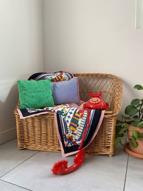 Rattan bench or play chest