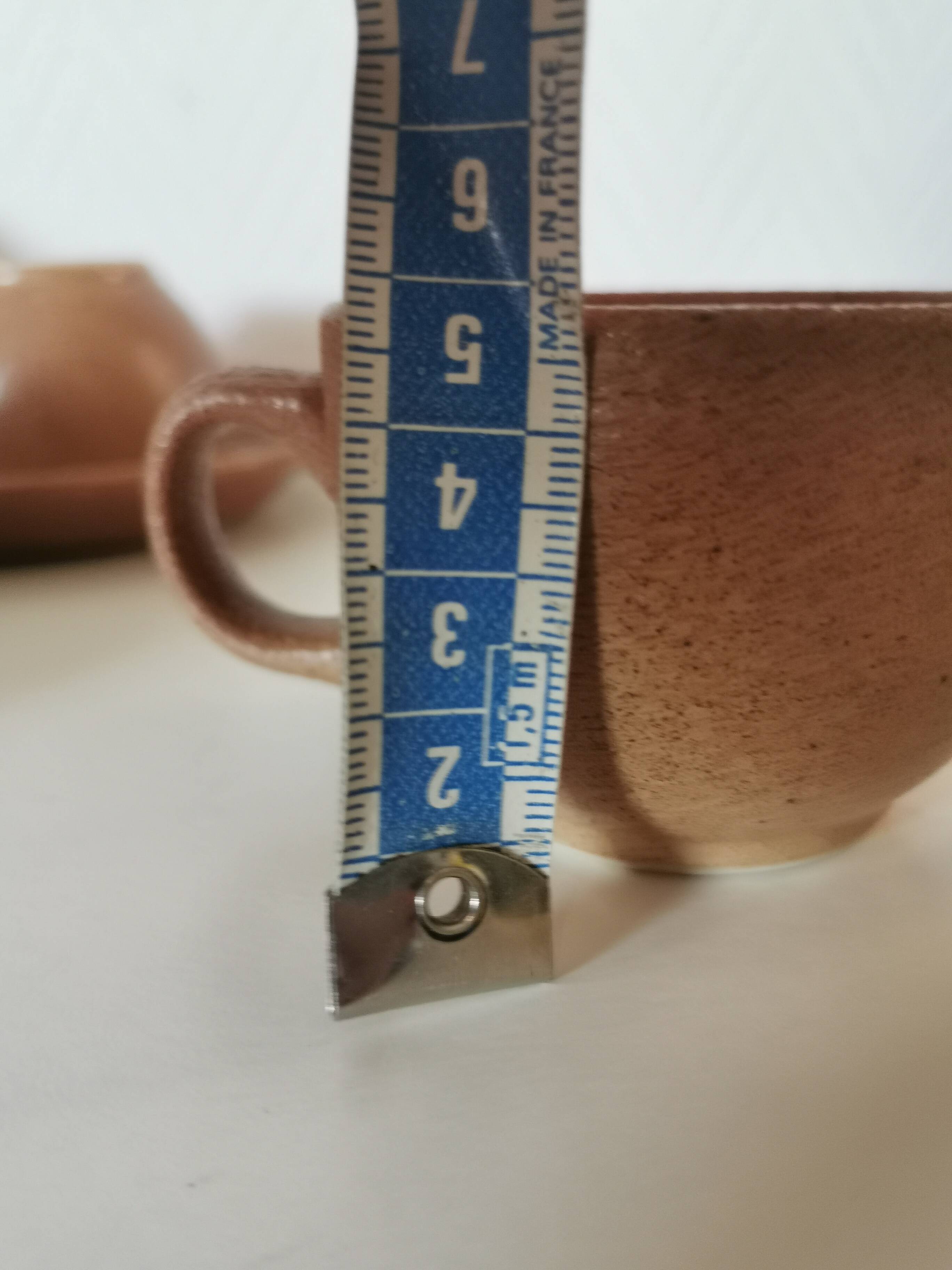 brown stoneware coffee set from the 70s