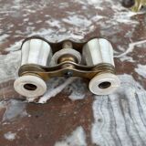 Opera binoculars in Mother-of-Pearl and Brass - authentic - Early XXth - France