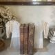 Pair of vintage onyx horse head bookends