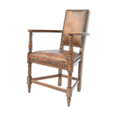 Chaise caquetoire en chêne
