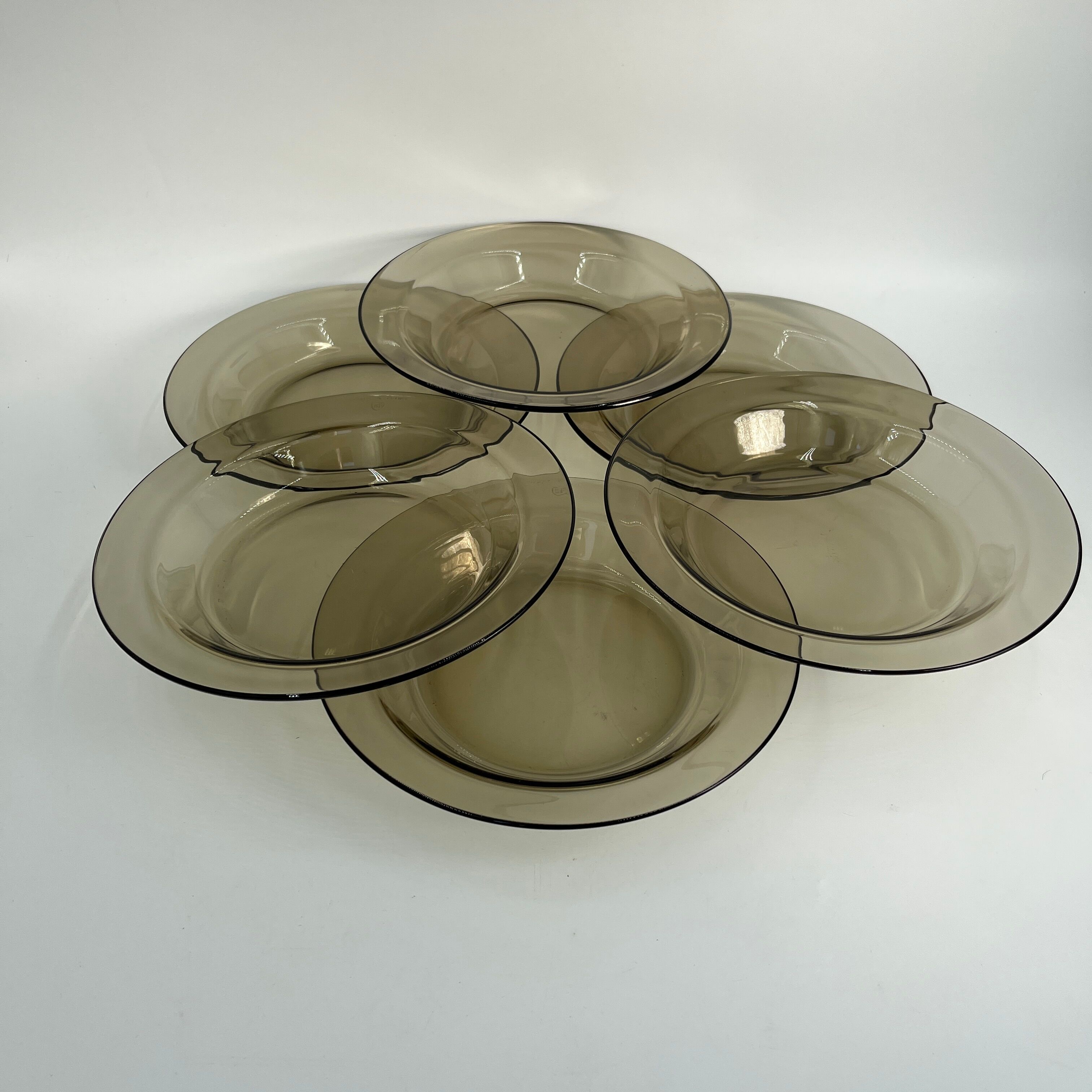 Arcopal smoked glass set