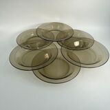 Arcopal smoked glass set