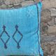 Handmade Moroccan silk cushion cover